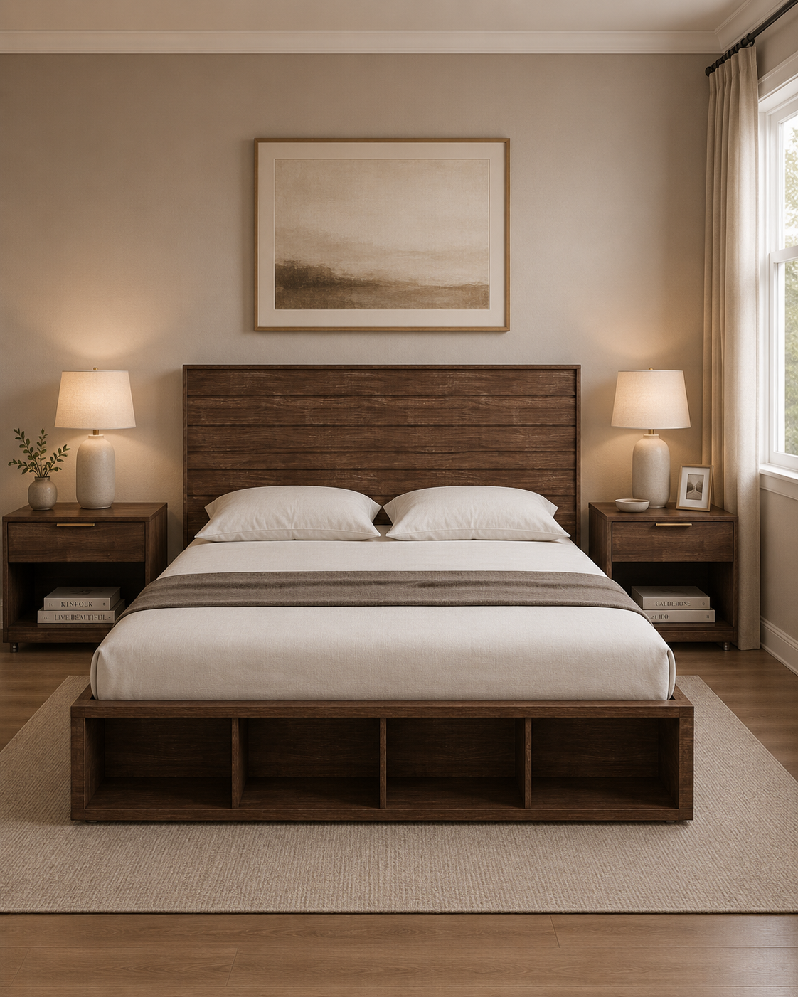 Maple Bed + Side Table (Set)