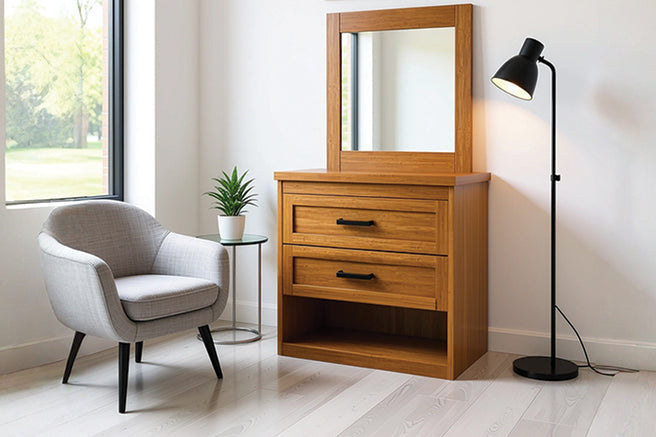 A Simple Guide to Styling Your Dresser and Mirror for a Modern Bedroom