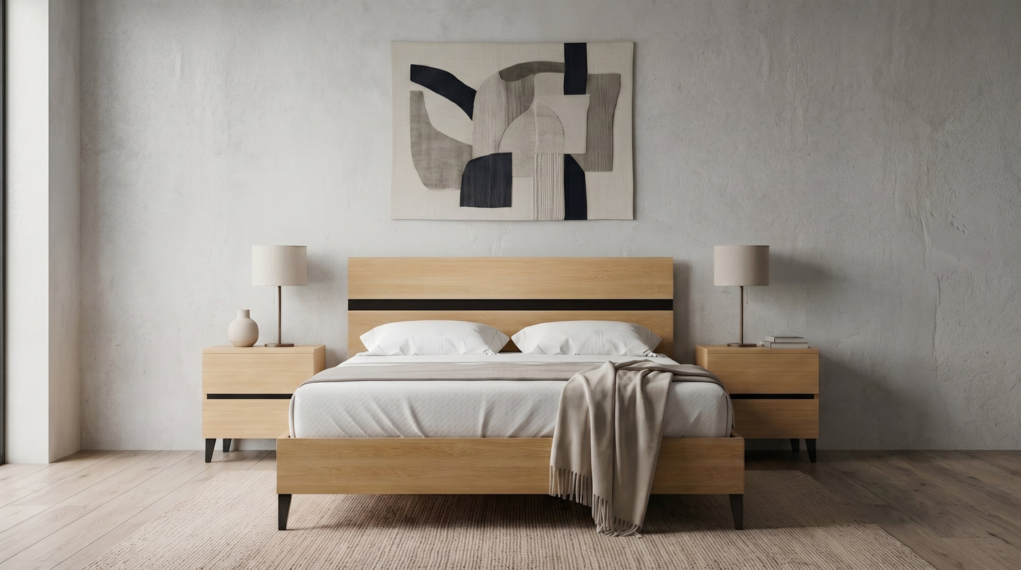 Alder bed + Side table (Set)