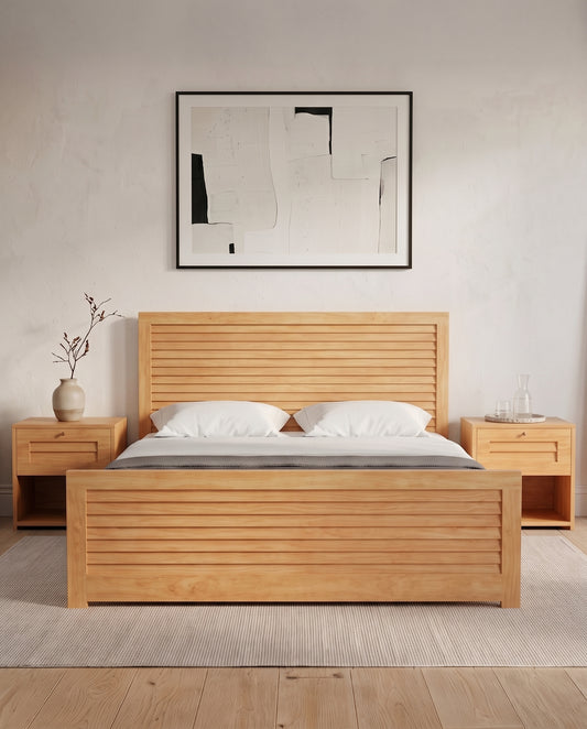 Arizona Bed + Side Table (Set)