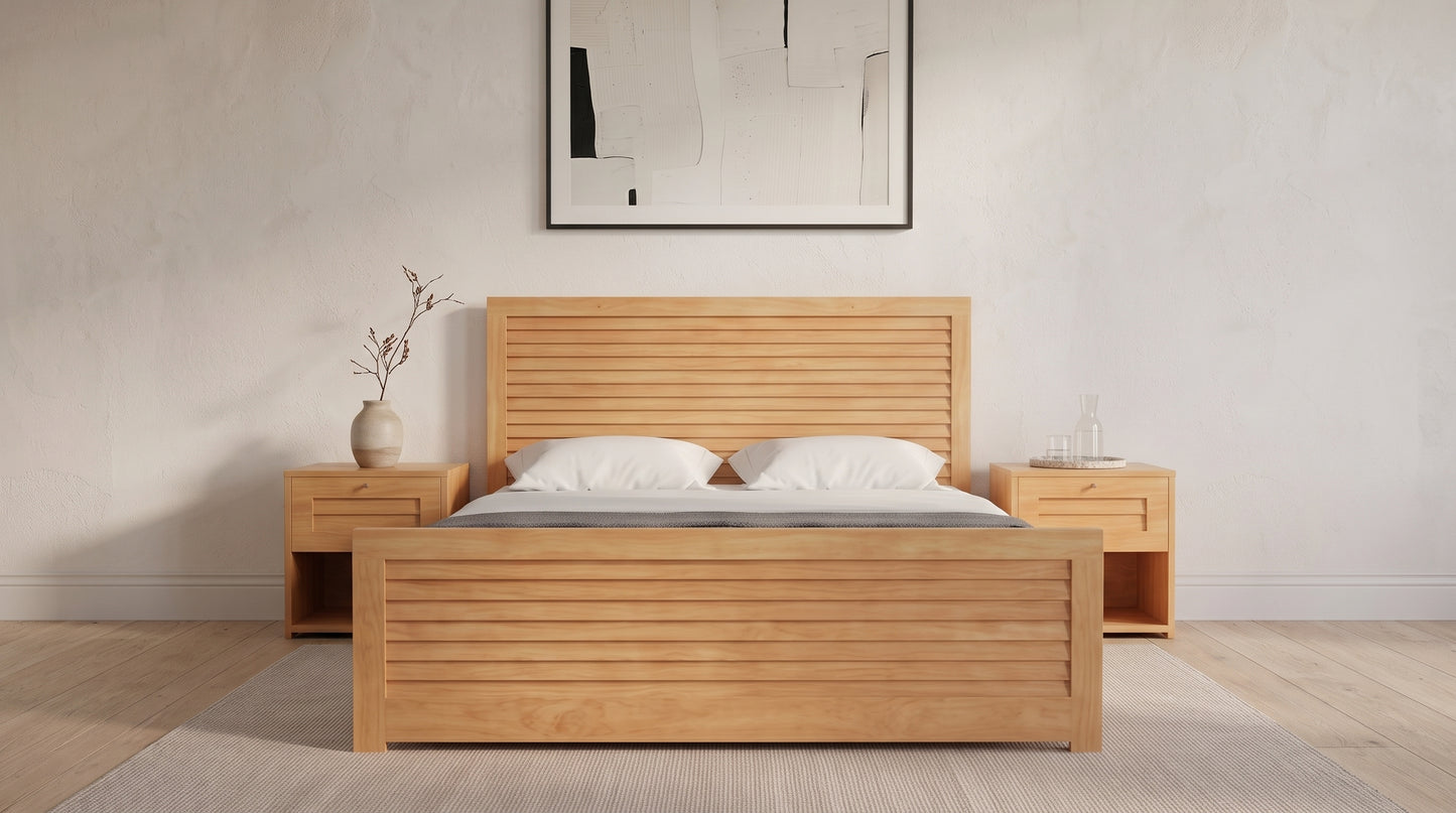 Arizona Bed + Side Table (Set)