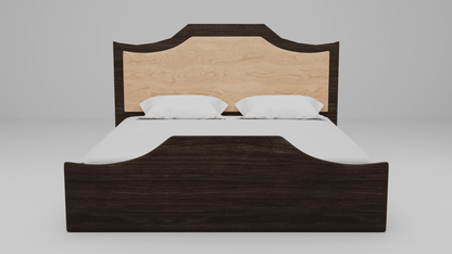 Ash bed + Side table (Set)