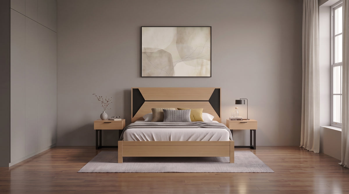 Aspen Bed + Side Table (Set)