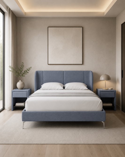 Beverly Bed + Side Table (Set)