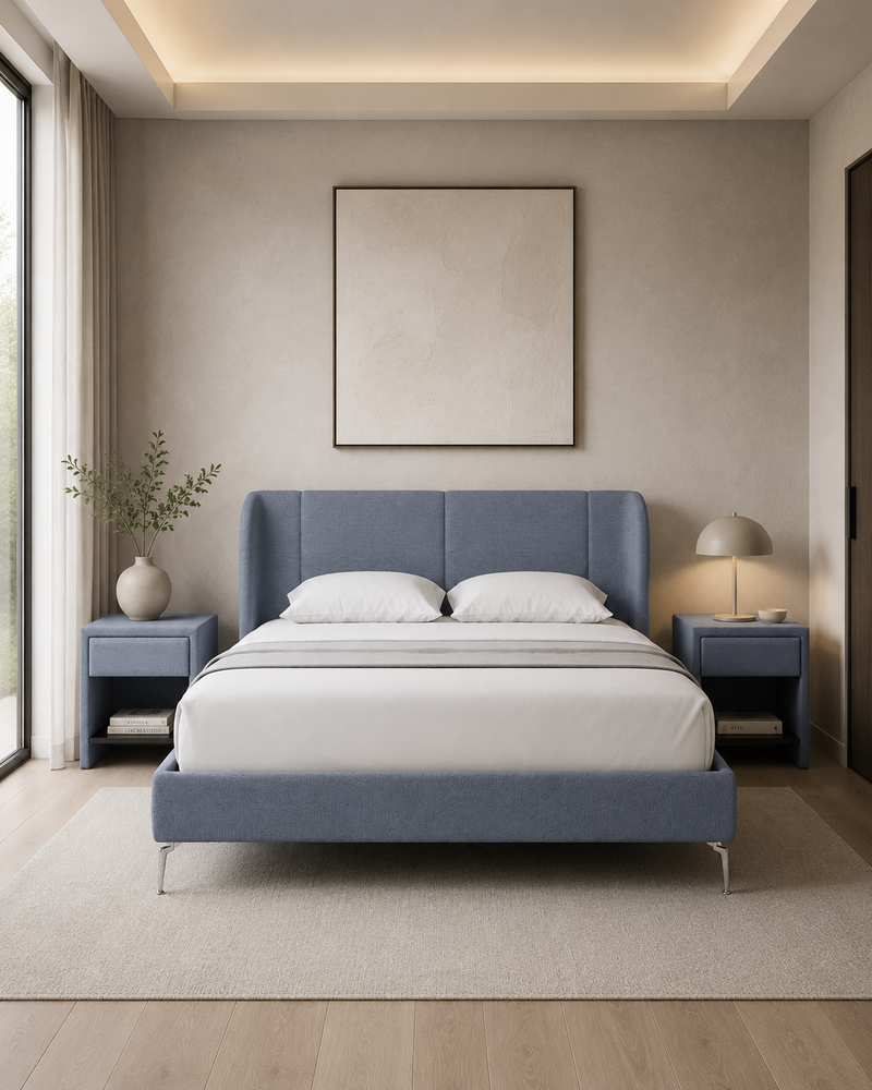Beverly Bed + Side Table (Set)