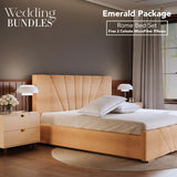 Emerald Wedding Package – Rome Bed (Bed + Side Tables)