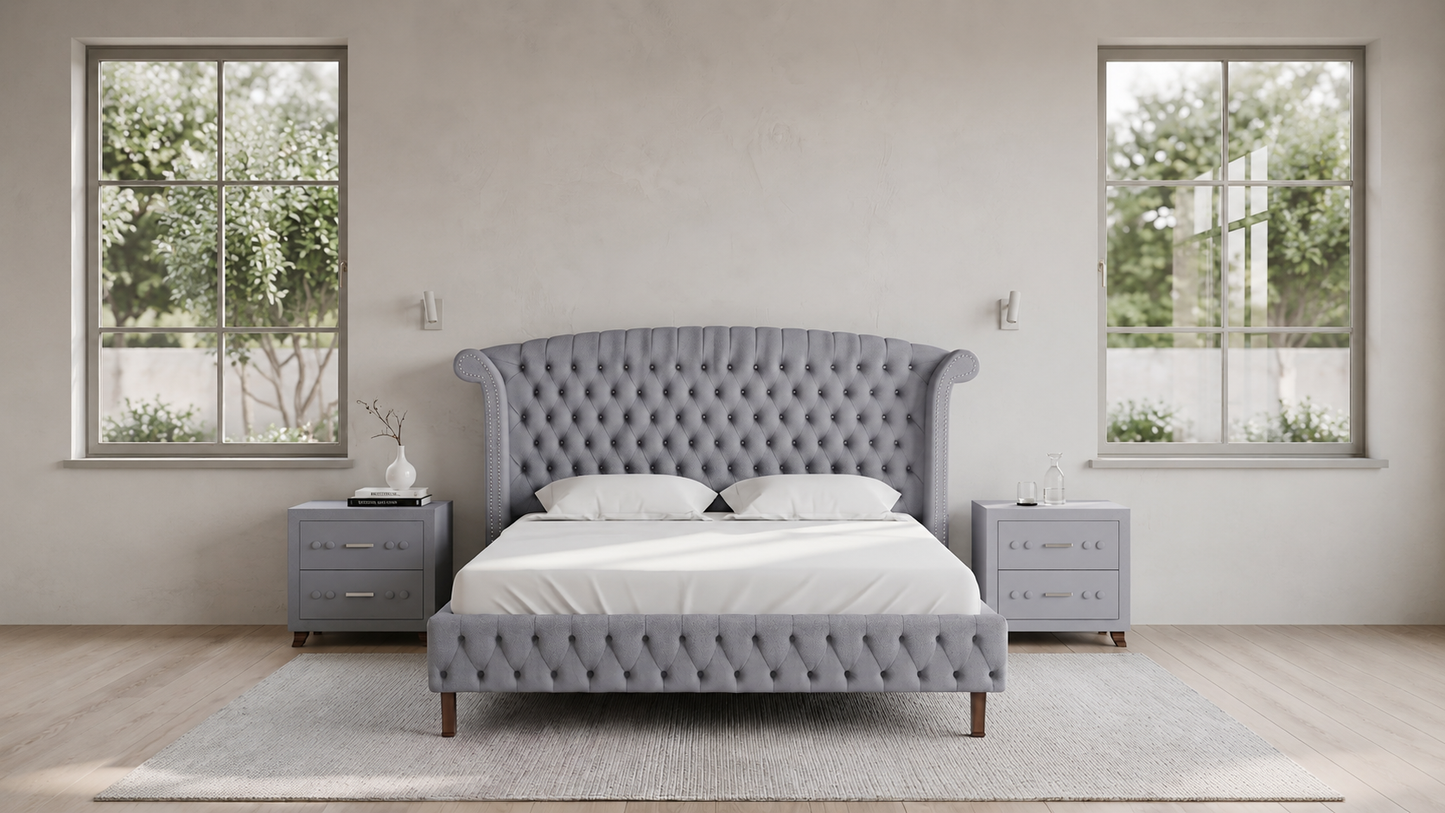 Harper Bed + Side Table (Set)