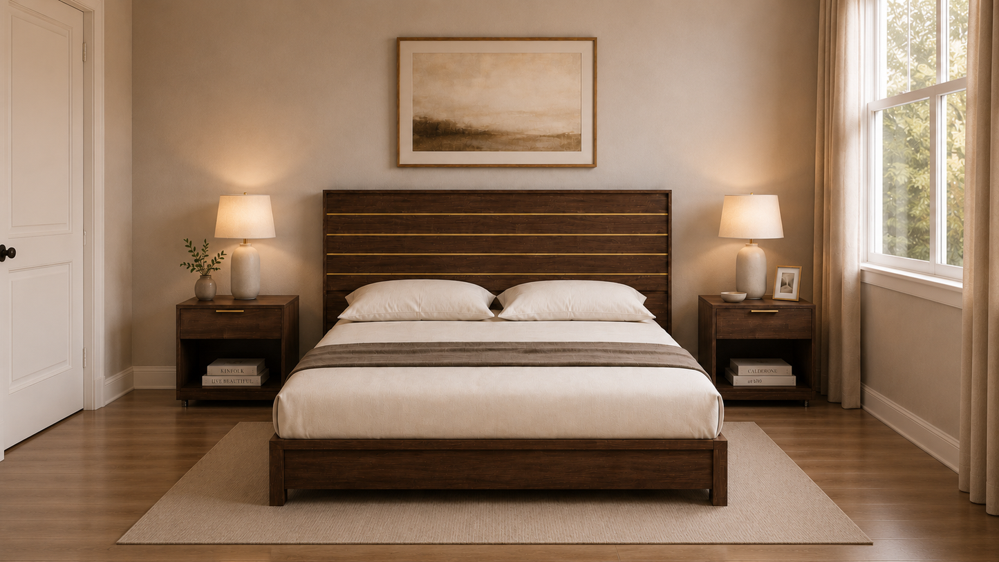 Maple Bed + Side Table (Set)