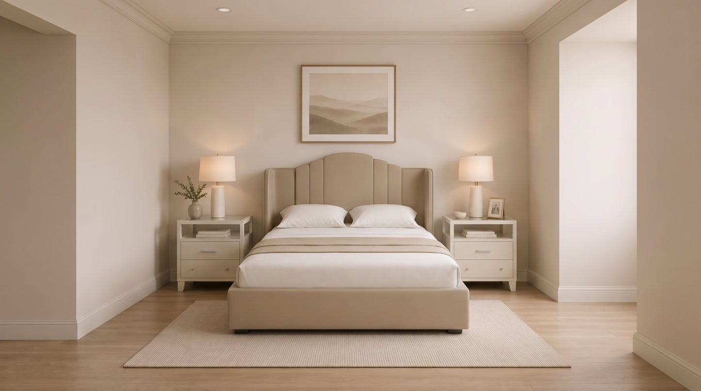 Mia Bed + Side Table (Set)
