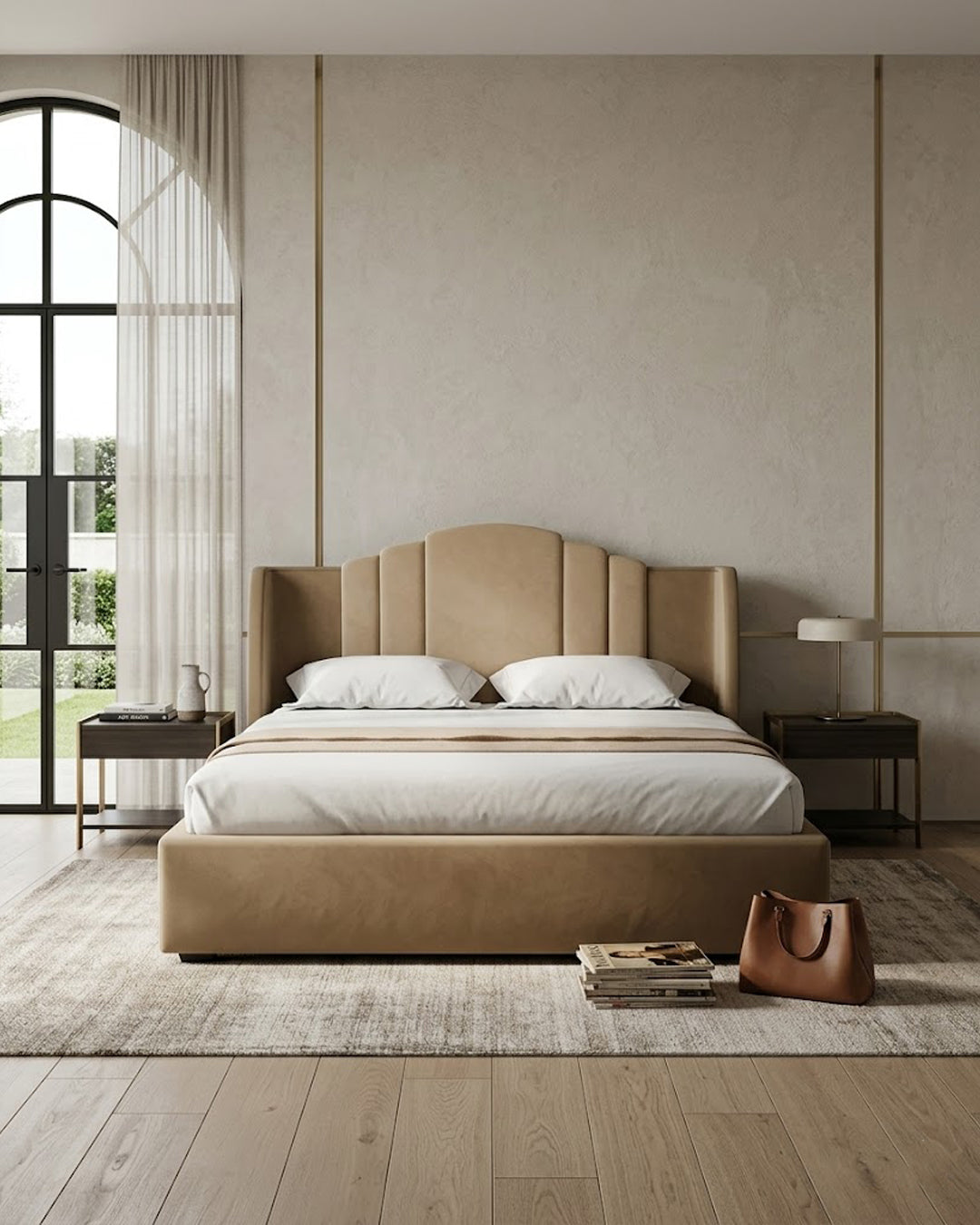 Mia Bed + Side Table (Set)