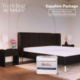 4. Sapphire Wedding Package – Beverly Bed + Beverly Side Table (Bed + ST-4)