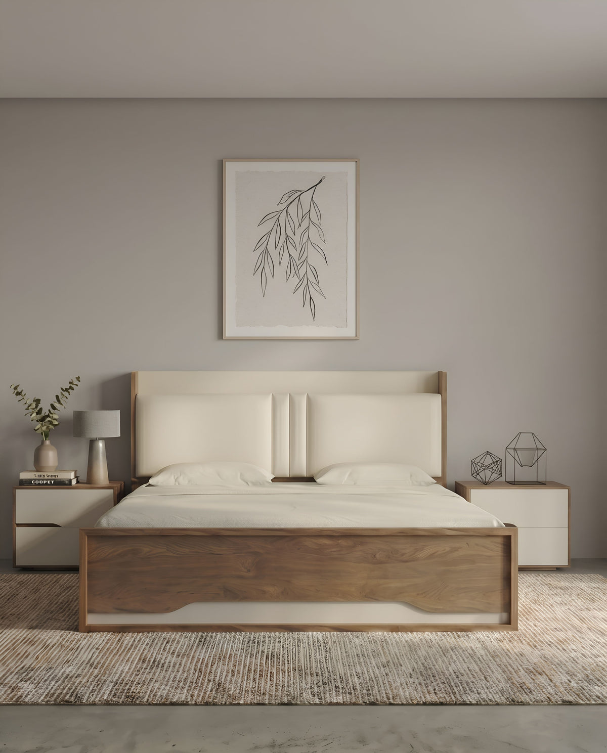Willow Bed + Side Table (Set)