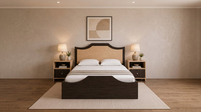 Ash bed + Side table (Set)