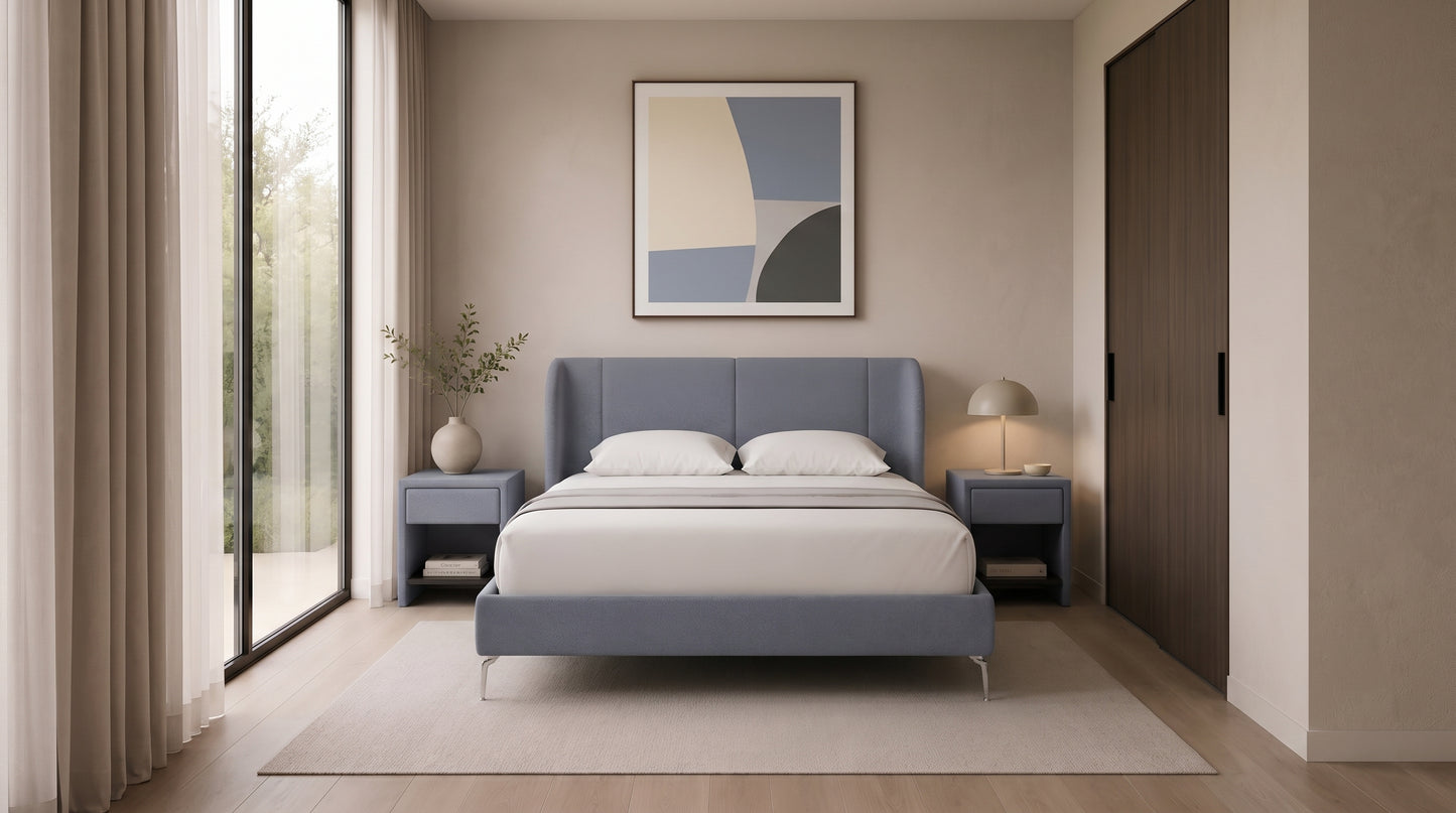 Beverly Bed + Side Table (Set)