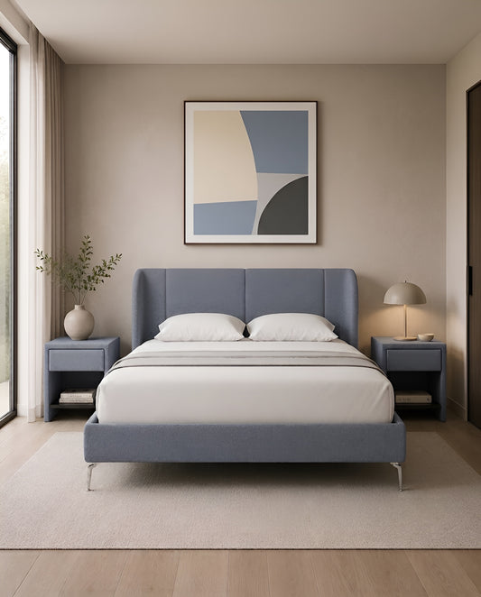 Beverly Bed + Side Table (Set)