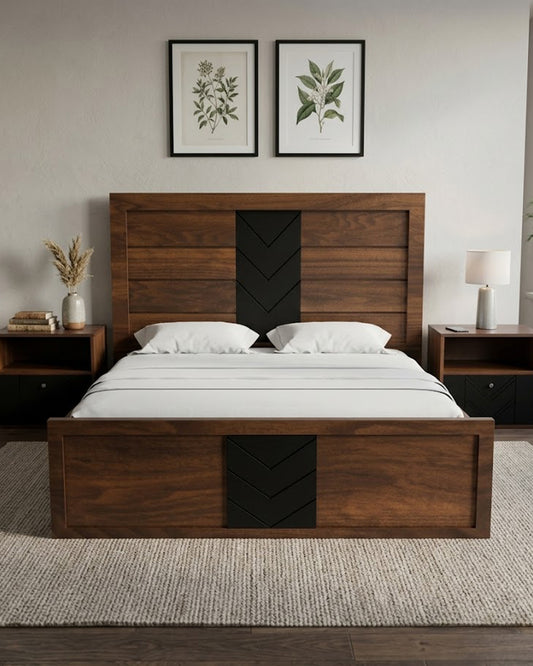 Cedar Bed + Side table (Set)