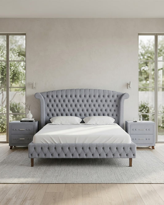 Harper Bed + Side Table (Set)