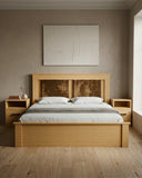 Jace Bed + Side Table (Set) + Dresser + Mirror + Wardrobe