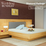 Diamond Wedding Package – Hamilton Bed (Bed + Side Tables)