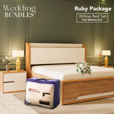 Ruby Wedding Package – Willow Bed (Bed + Side Tables)