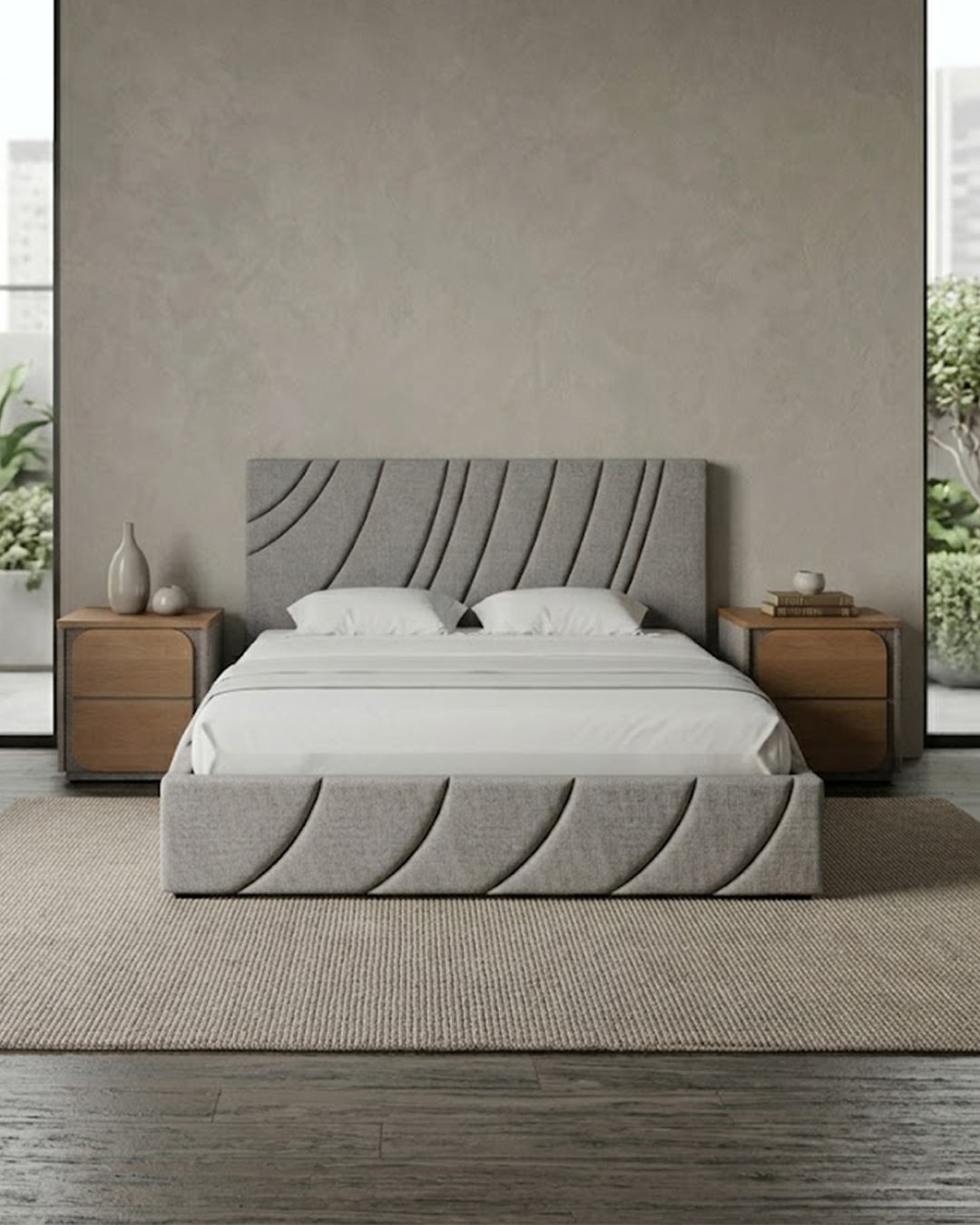 Verona Bed + Side Table (Set)