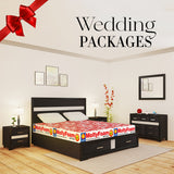 Stanley Bed + Dresser + Mirror + Side Tables + MoltyFoam Mattress