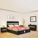 Stanley Bed + Dresser + Mirror + Side Tables + MoltyFoam Mattress
