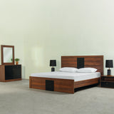 Cedar Bed + Side table (Single) + Dresser + Mirror + Moltyfoam Mattress