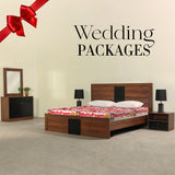 Cedar Bed + Side table (Single) + Dresser + Mirror + Moltyfoam Mattress