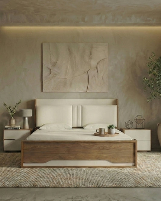Willow Bed + Side table (Set)
